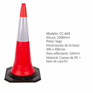Cono de Seguridad 49" / 100 Cm Naranja