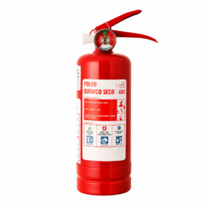 Extintor PQS 1 kilo rojo compacto para auto y hogar, Kastfire Chile
