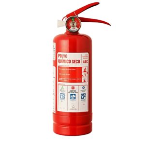 Extintor PQS 1 kilo rojo compacto para auto y hogar, Kastfire Chile