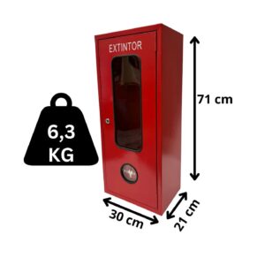 Gabinete Metálico para Extintor PQS 6 y 10 kg Gabinete metálico para extintor PQS 6 y 10 kg