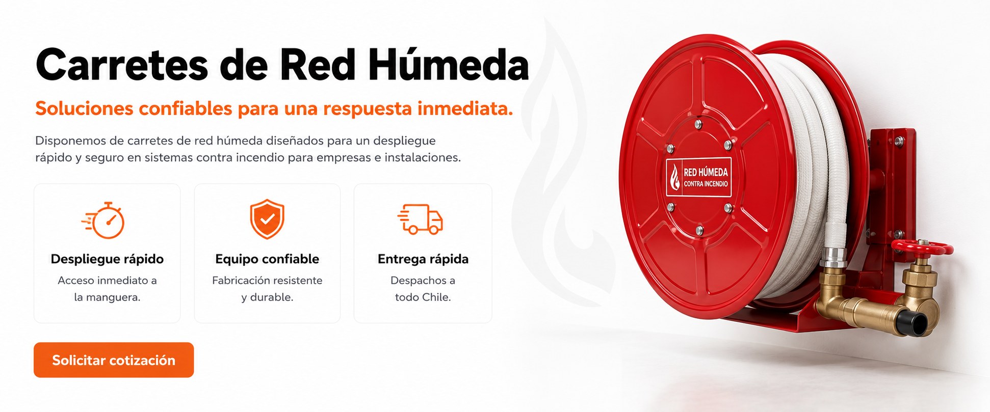 Carretes de red humeda