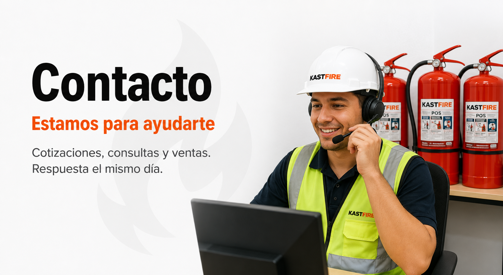 Contacto Kastfire - estamos para ayudarte
