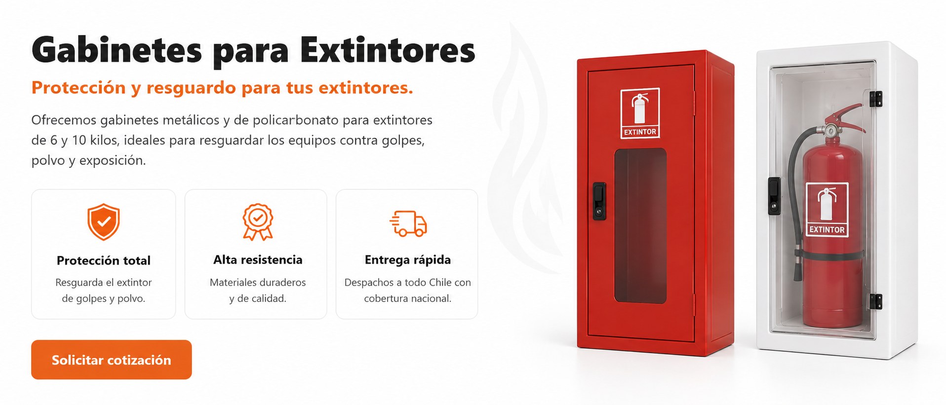 Gabinetes para extintores - proteccion y visibilidad para tus equipos contra incendio
