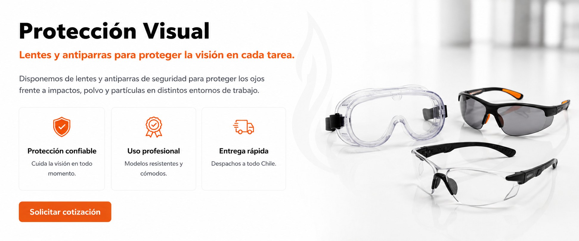 Antiparras de seguridad industrial - proteccion visual