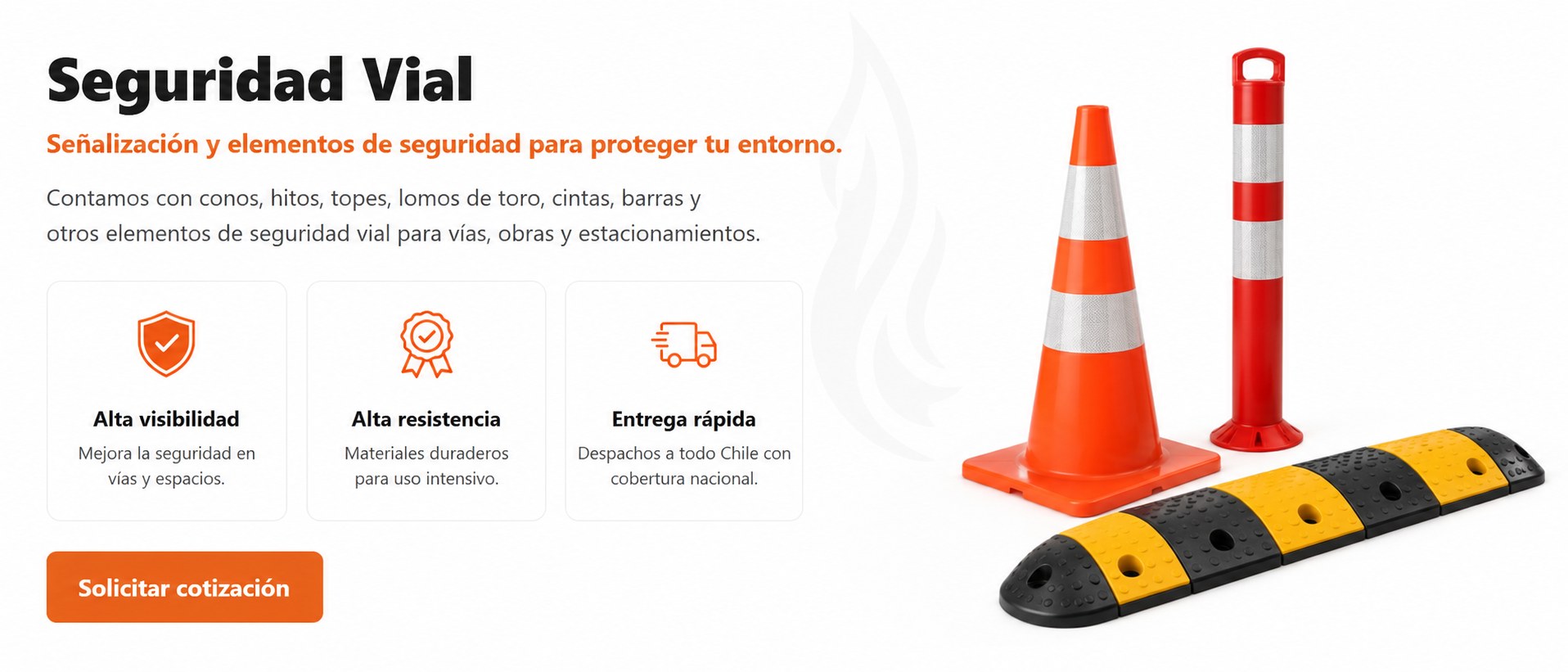 Seguridad vial - demarcacion y seguridad para calles, faenas y estacionamientos