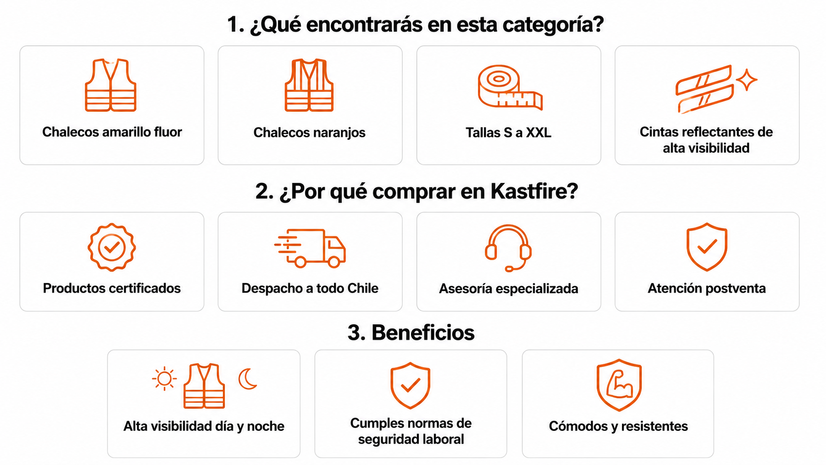Que encontraras en esta categoria, por que comprar en Kastfire y beneficios